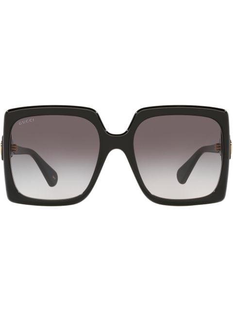 oversized square-frame sunglasses by GUCCI
