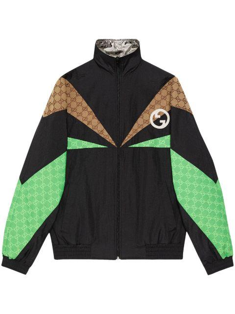 panelled GG canvas bomber jacket by GUCCI