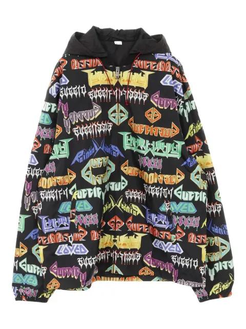 pattern hoodied jacket by GUCCI 