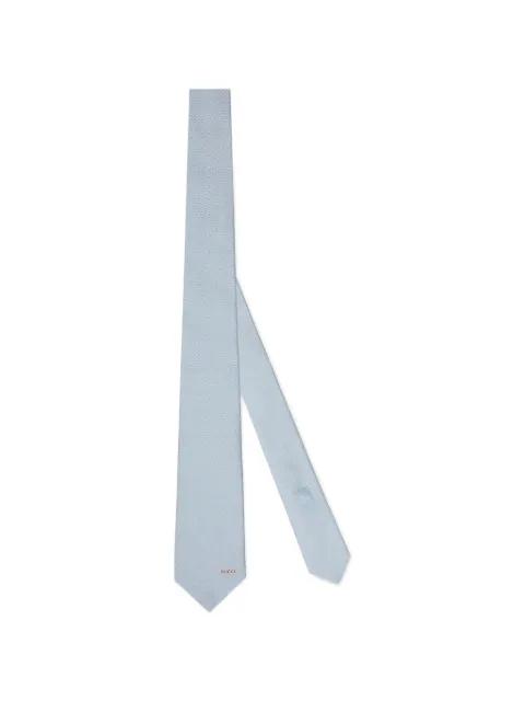 patterned tie by GUCCI