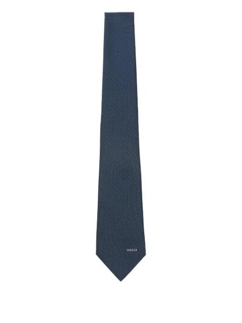 patterned tie by GUCCI
