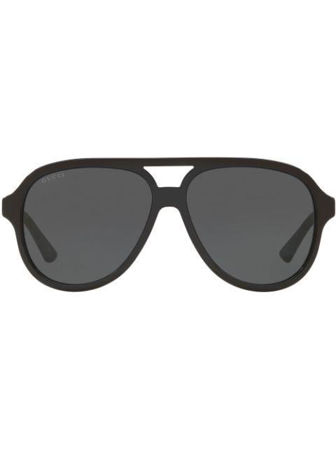 pilot-frame tinted sunglasses by GUCCI