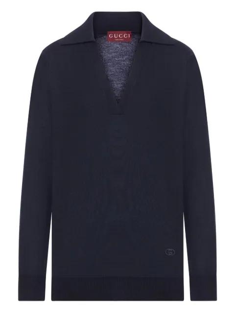 polo-neck logo top by GUCCI