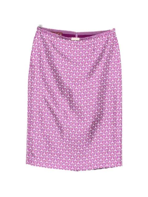 printed skirt by GUCCI