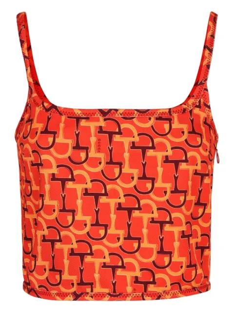 printed tank top by GUCCI