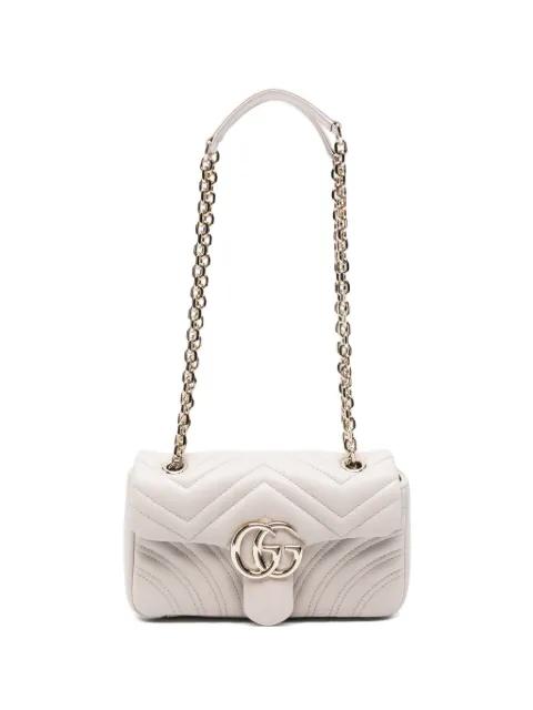 quilted logo shoulder bag by GUCCI