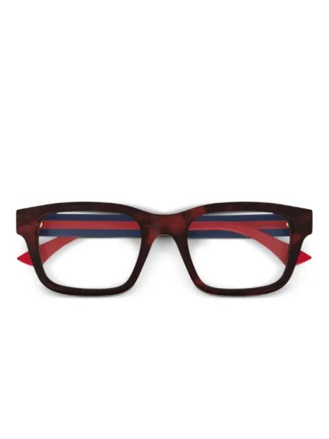 rectangle-frame glasses by GUCCI