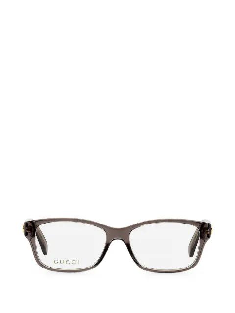 rectangle-frame glasses by GUCCI