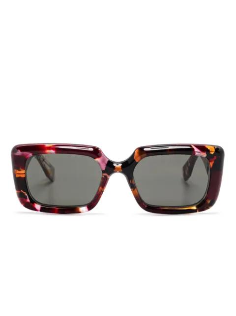 rectangle-frame sunglasses by GUCCI