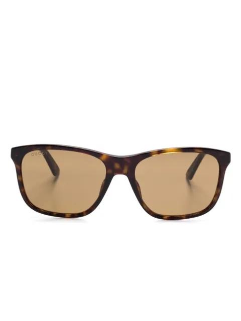 rectangle-frame sunglasses by GUCCI