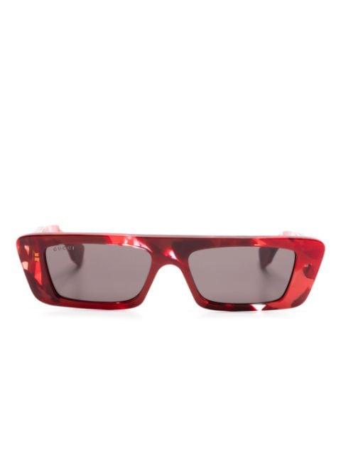 rectangle-frame sunglasses by GUCCI