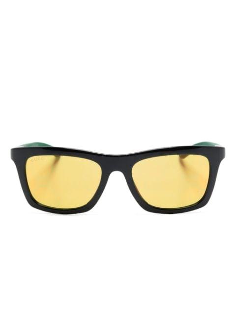 rectangle-frame sunglasses by GUCCI