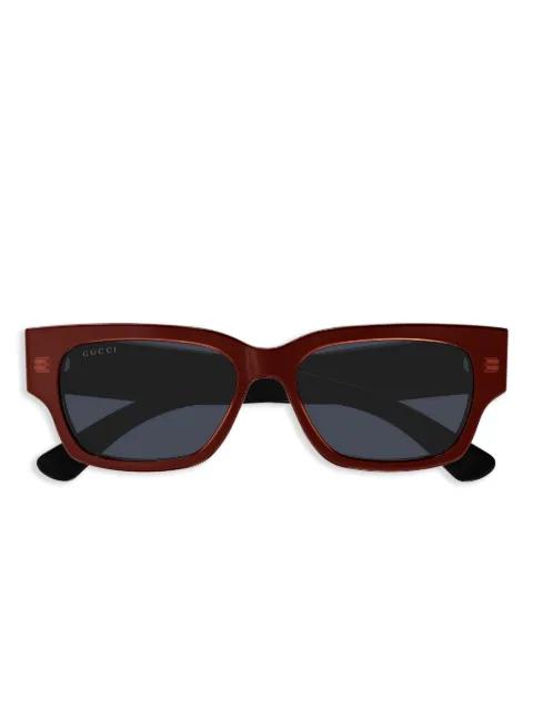 rectangle-frame sunglasses by GUCCI