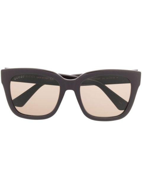 rectangle-frame sunglasses by GUCCI