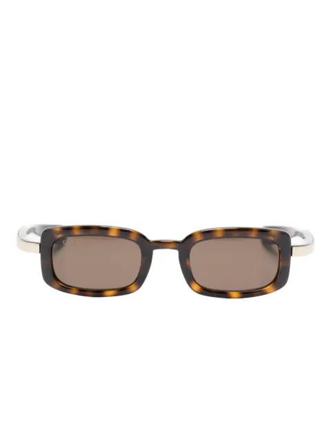 rectangle-frame sunglasses by GUCCI