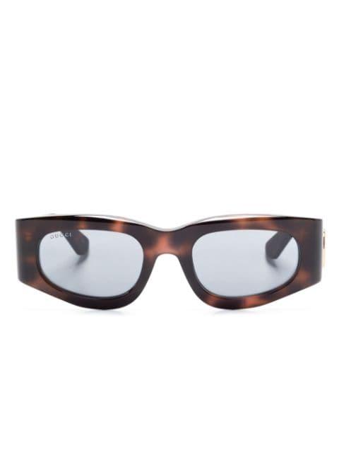 rectangle-frame sunglasses by GUCCI