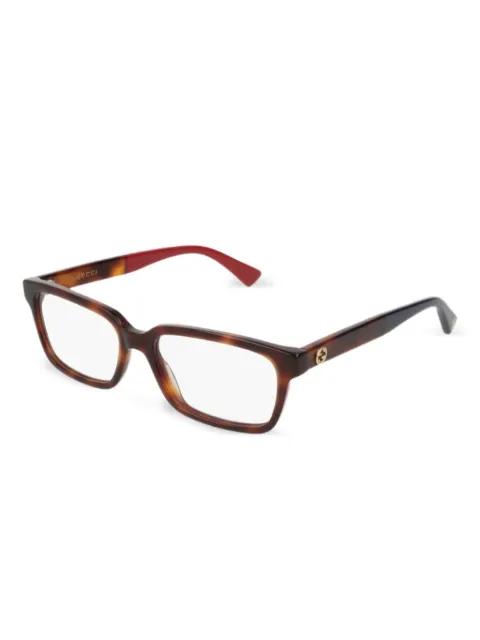 rectangle full-rim glasses by GUCCI