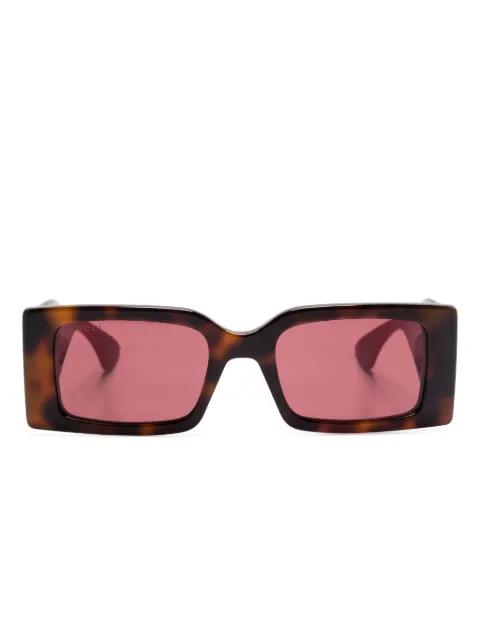 rectangular-frame sunglasses by GUCCI
