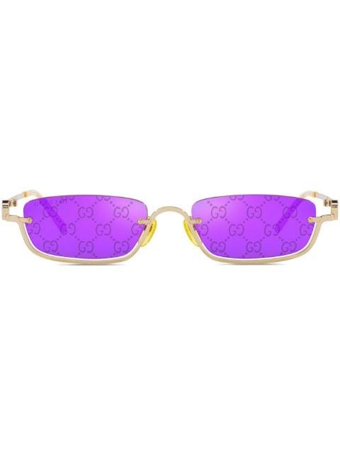 rectangular-frame sunglasses by GUCCI