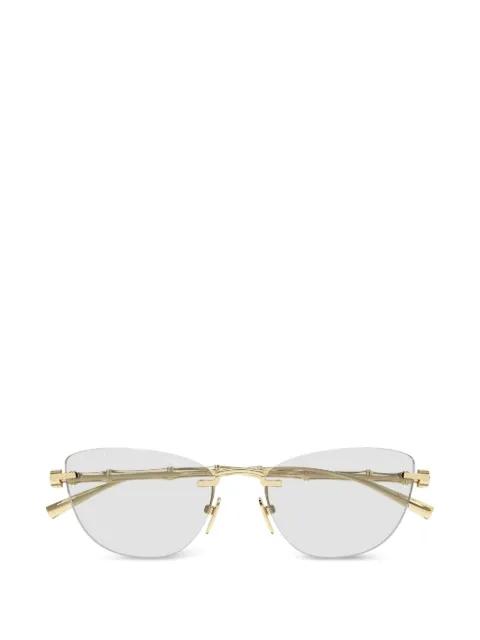 rimless cat-eye sunglasses by GUCCI