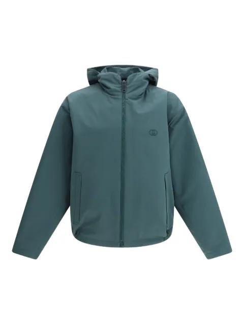 ripstop hoodied jacket by GUCCI