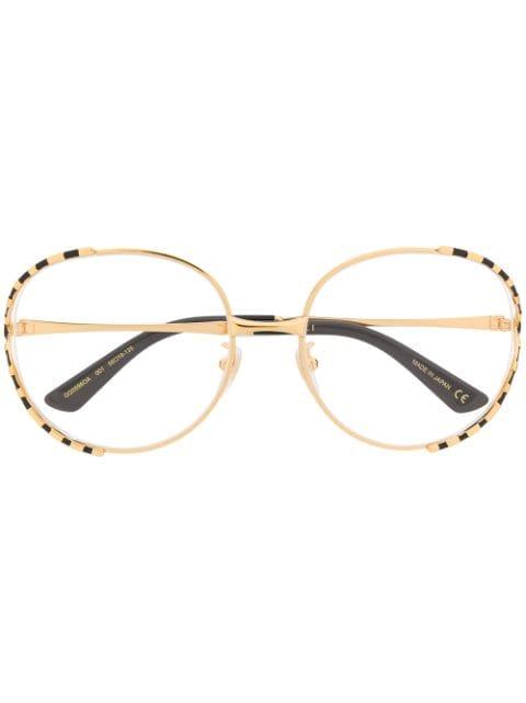 round frame glasses by GUCCI