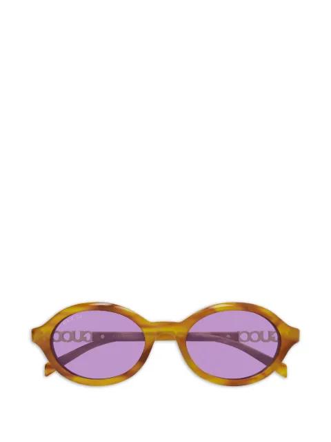 round logo-detail sunglasses by GUCCI