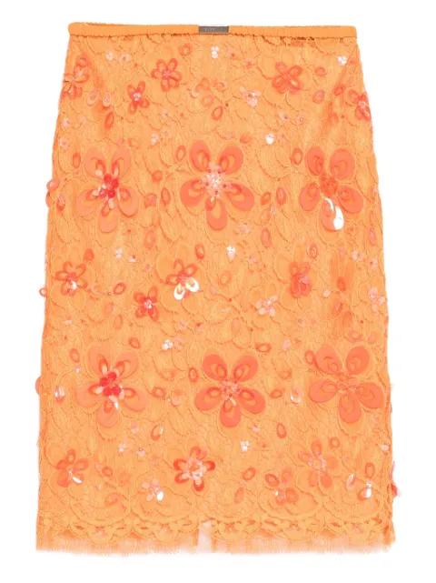 sequin-embellished midi skirt by GUCCI