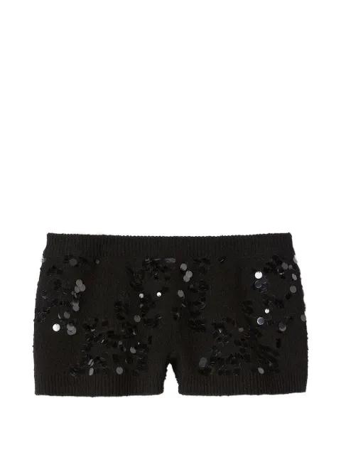 sequin mini shorts by GUCCI