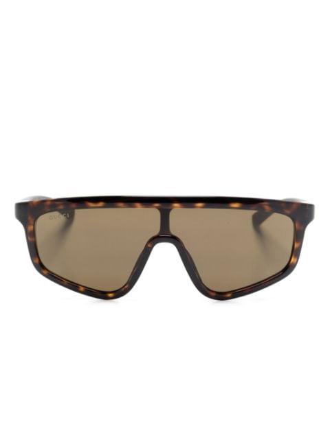 shield-frame sunglasses by GUCCI