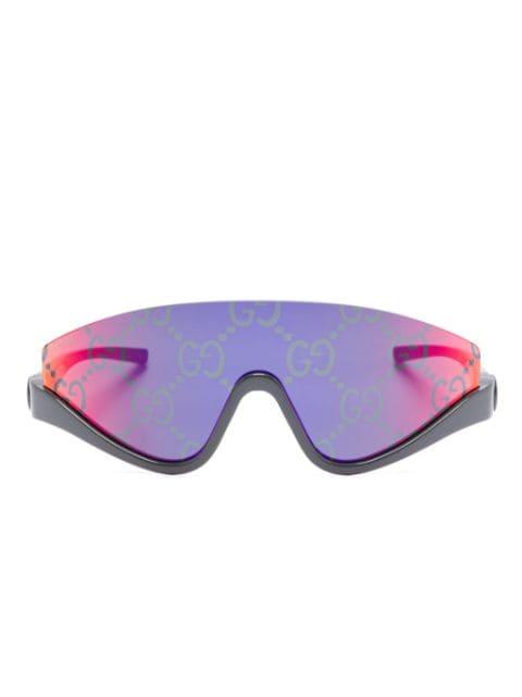 shield-frame sunglasses by GUCCI