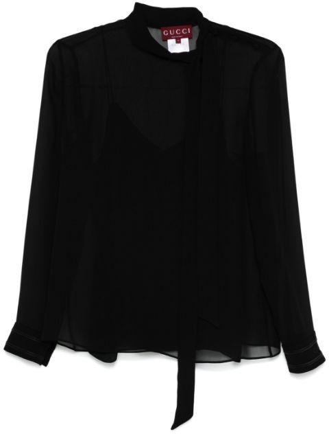 silk blouse by GUCCI