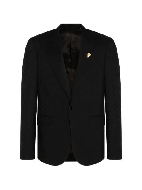 single-breasted GG wool blazer by GUCCI