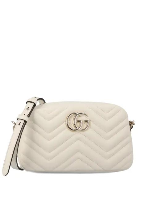 small GG Marmont chevron shoulder bag by GUCCI
