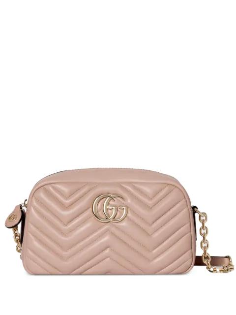 small GG Marmont chevron shoulder bag by GUCCI small GG Marmont chevron shoulder bag by GUCCI