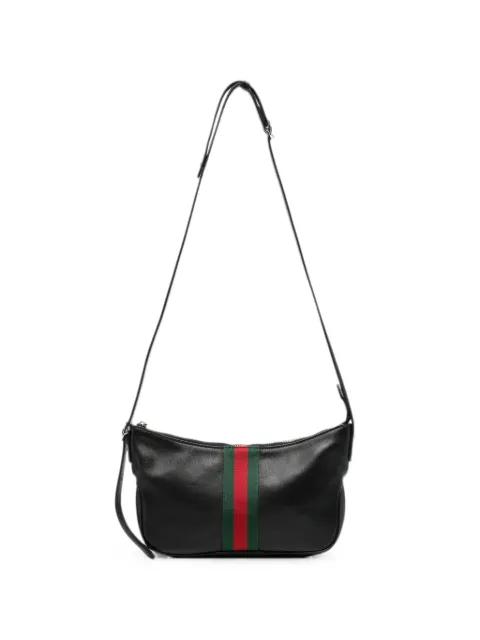 small Lunetta Web-stripe crossbody bag by GUCCI