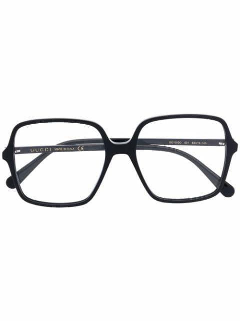 square-frame glasses by GUCCI