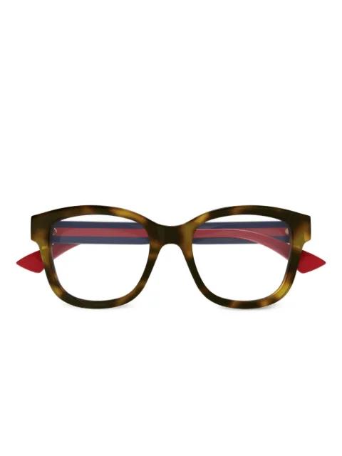 square-frame glasses by GUCCI