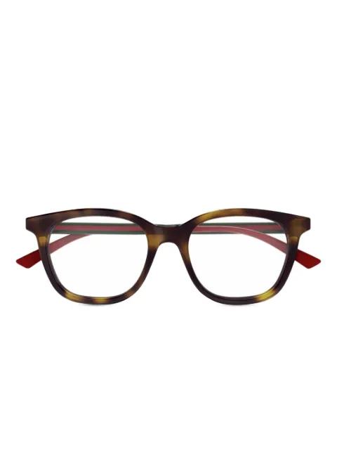 square-frame glasses by GUCCI