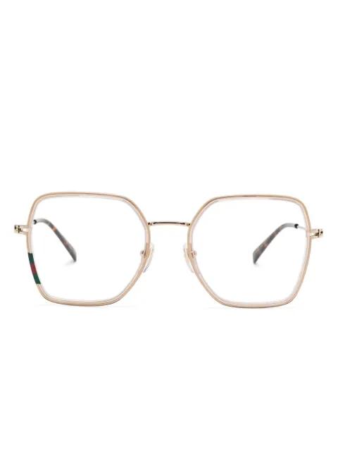 square-frame glasses by GUCCI