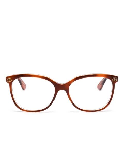 square-frame glasses by GUCCI