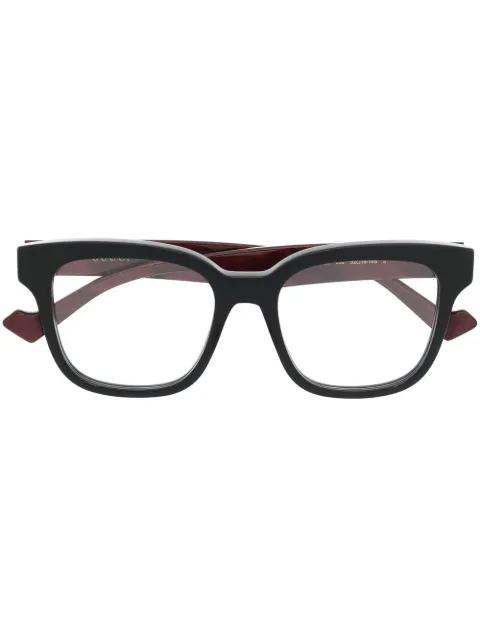 square-frame optical glasses by GUCCI