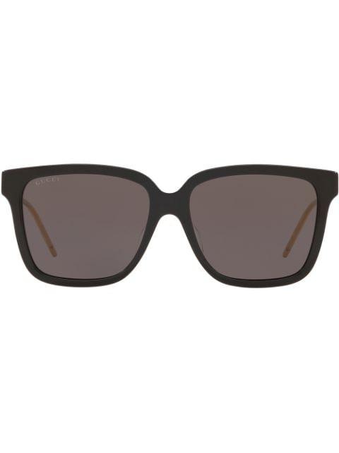 square-frame tinted sunglasses by GUCCI