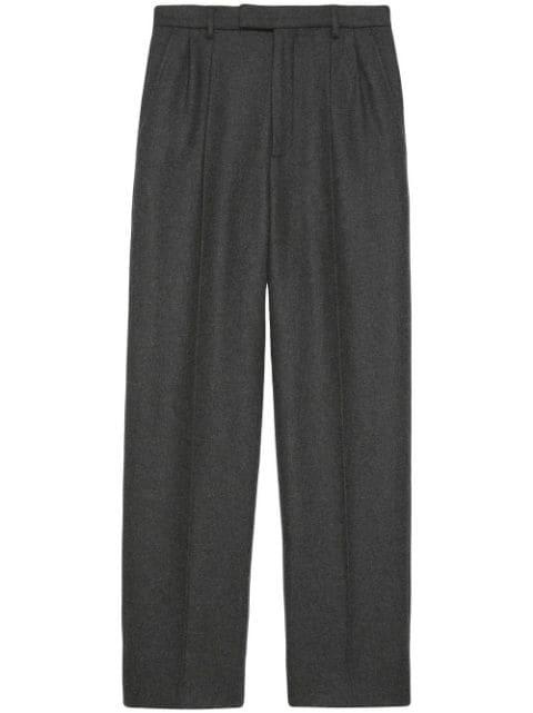 straight-leg cashmere trousers by GUCCI
