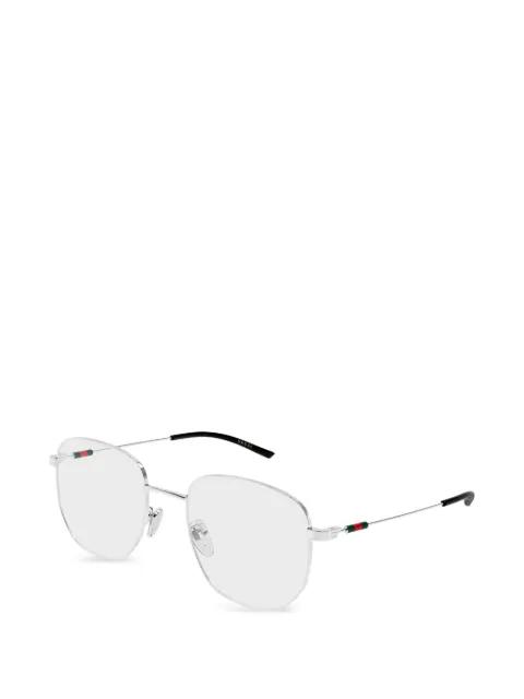 stripe geometric glasses by GUCCI