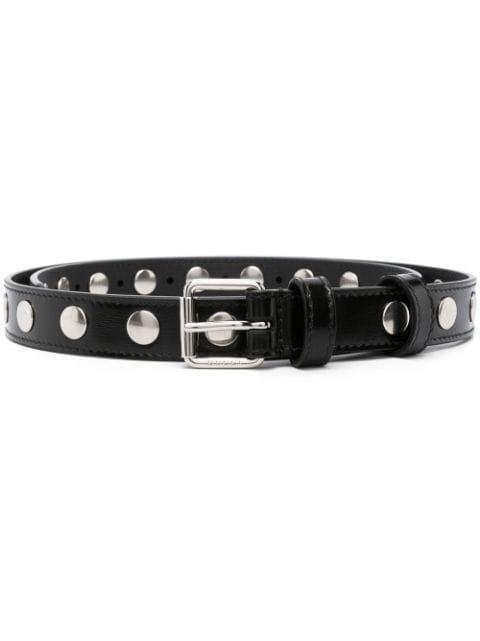 studded buckle belt by GUCCI