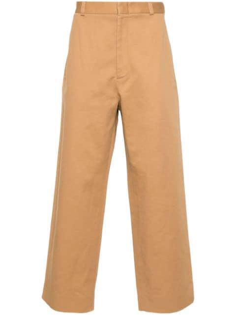 twill straight trousers by GUCCI