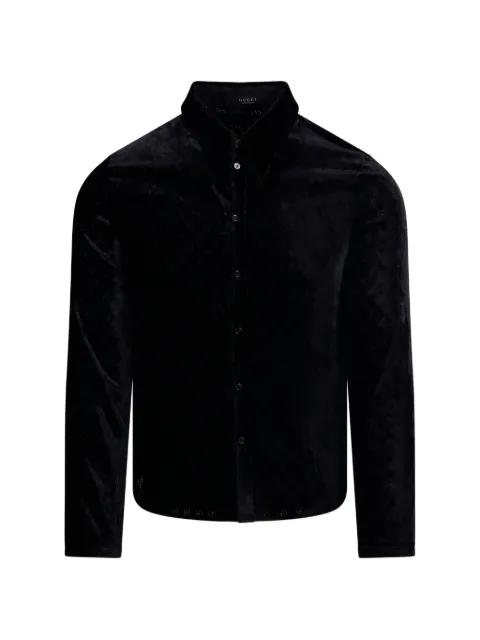 velvet shirt by GUCCI
