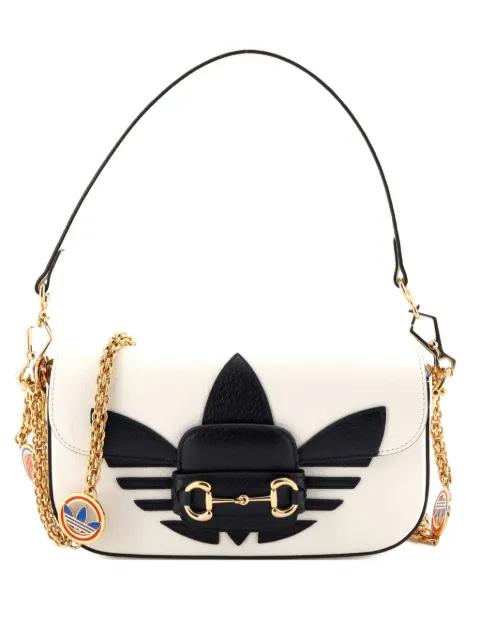 x Adidas Horsebit 1955 Leather East West shoulder bag by GUCCI 