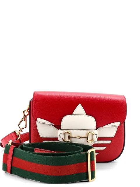 x Adidas Horsebit 1955 Shoulder Bag Leather Mini crossbody bag by GUCCI x Adidas Horsebit 1955 Shoulder Bag Leather Mini crossbody bag by GUCCI